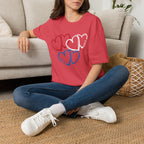 Patriotic Red White & Blue Heart T-Shirt