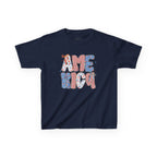 Youth, America Kid’s Tee — Patriotic Red White Blue Graphic