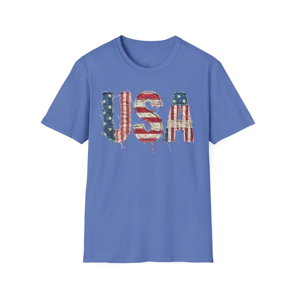 Copy of USA Flag Graphic T-Shirt — Distressed Americana Patriotic Tee