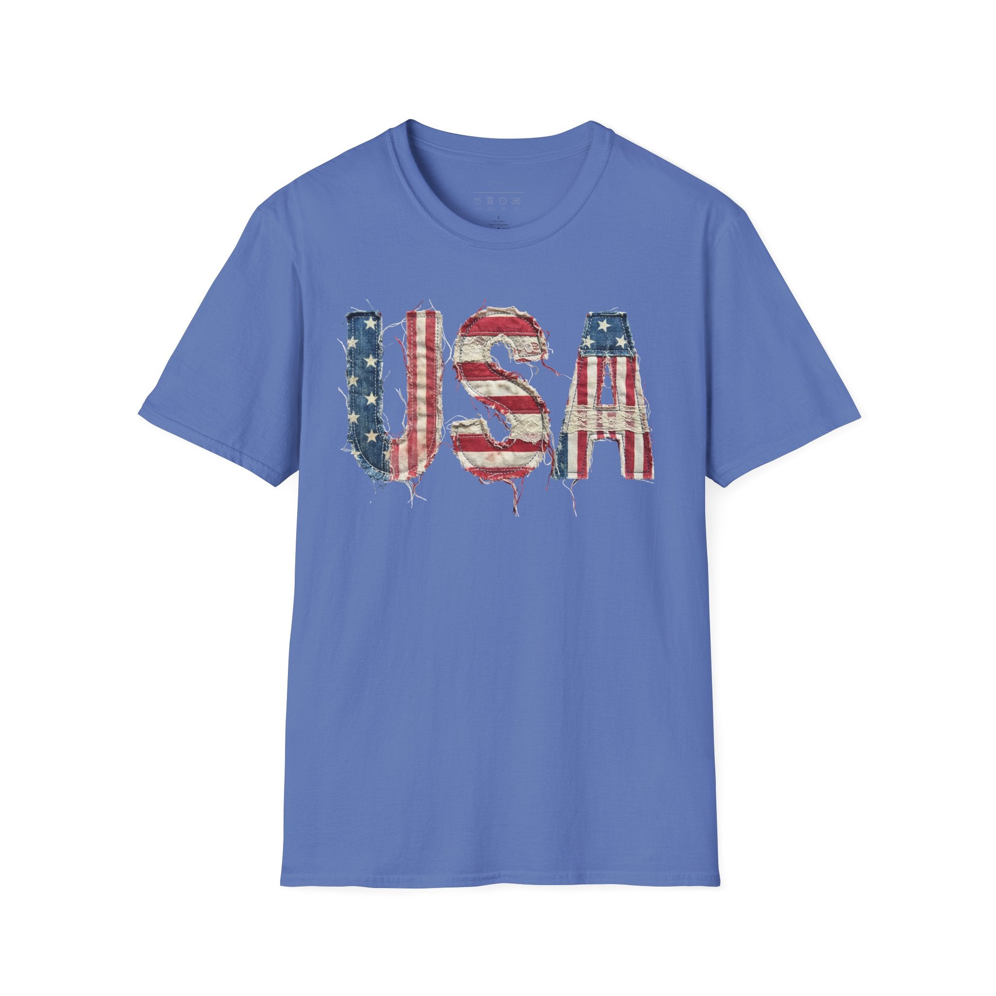 Copy of USA Flag Graphic T-Shirt — Distressed Americana Patriotic Tee