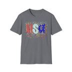 USA Patriotic T-Shirt — Red White & Blue Fourth of July Tee