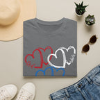 Patriotic Red White & Blue Heart T-Shirt