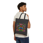 Vibrant ricksaw Art Tote — Colorful  Canvas Bag