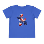 Toddler Tee Patriotic Balloon Dog  — USA Flag 4th of July Shirt