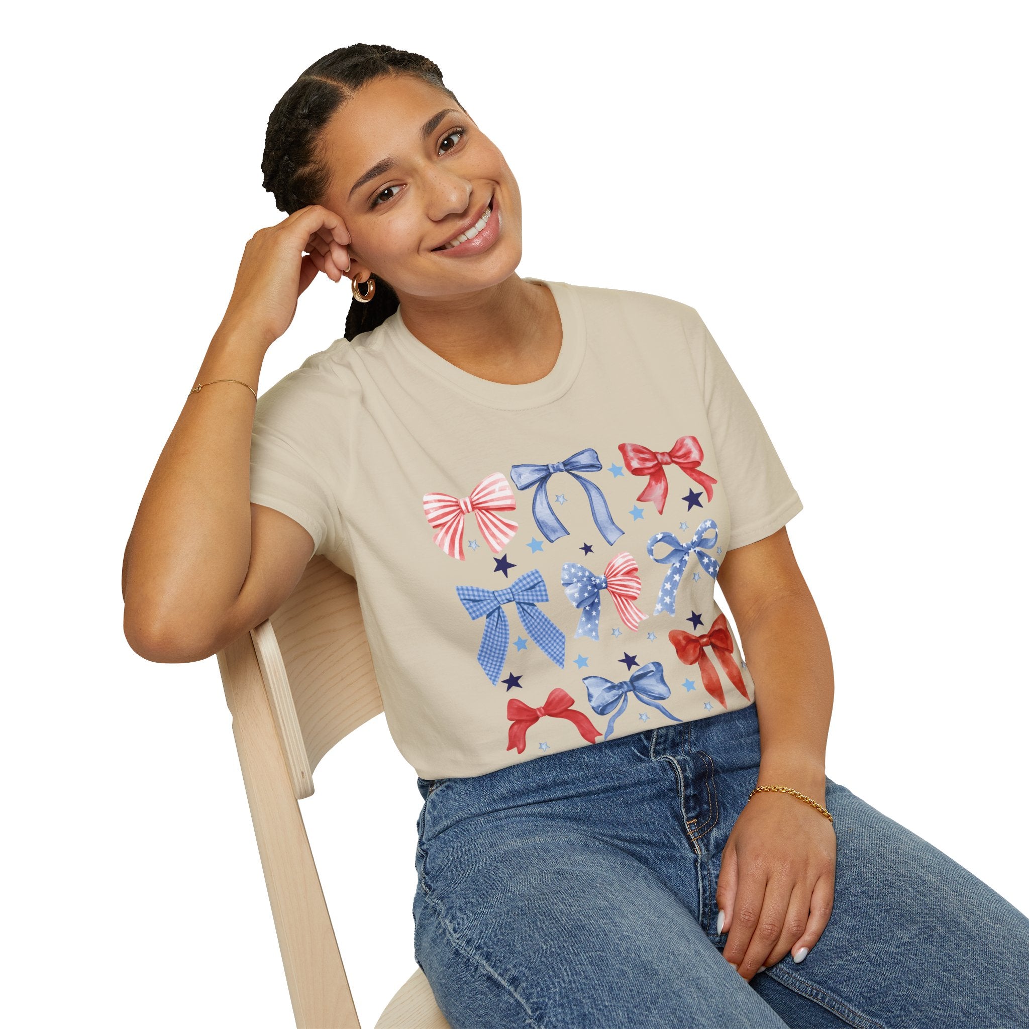 Stars & Ribbon Bow Graphic Tee