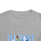 Toddler Tee Cherry Bow   — Cute Red Cherries with Blue Stripes