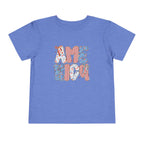 Toddler Tee America   — Patriotic Red White Blue Kids Shirt
