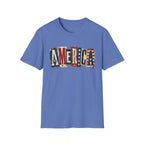 America Vintage Flag T-Shirt — Patriotic USA Graphic Tee for 4th of July