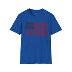 American Fishing Flag T-Shirt — Patriotic Fish Graphic Tee