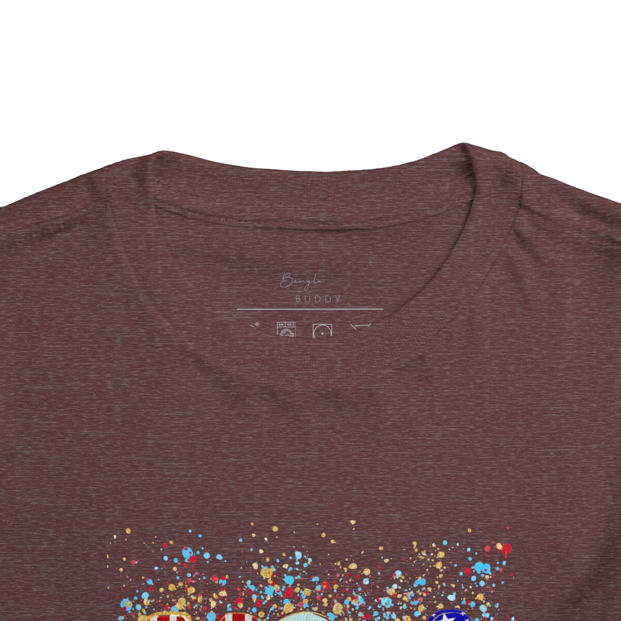 Toddler USA Flag Confetti Tee