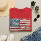 Distressed American Flag T‑Shirt — Vintage USA Patriotic Tee for 4th of July