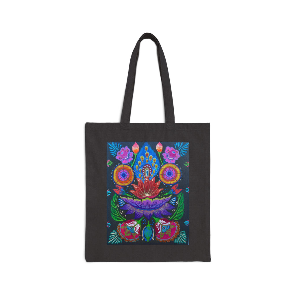 Ricksaw Art Tote Bag — Vibrant Cotton Canvas Market Tote