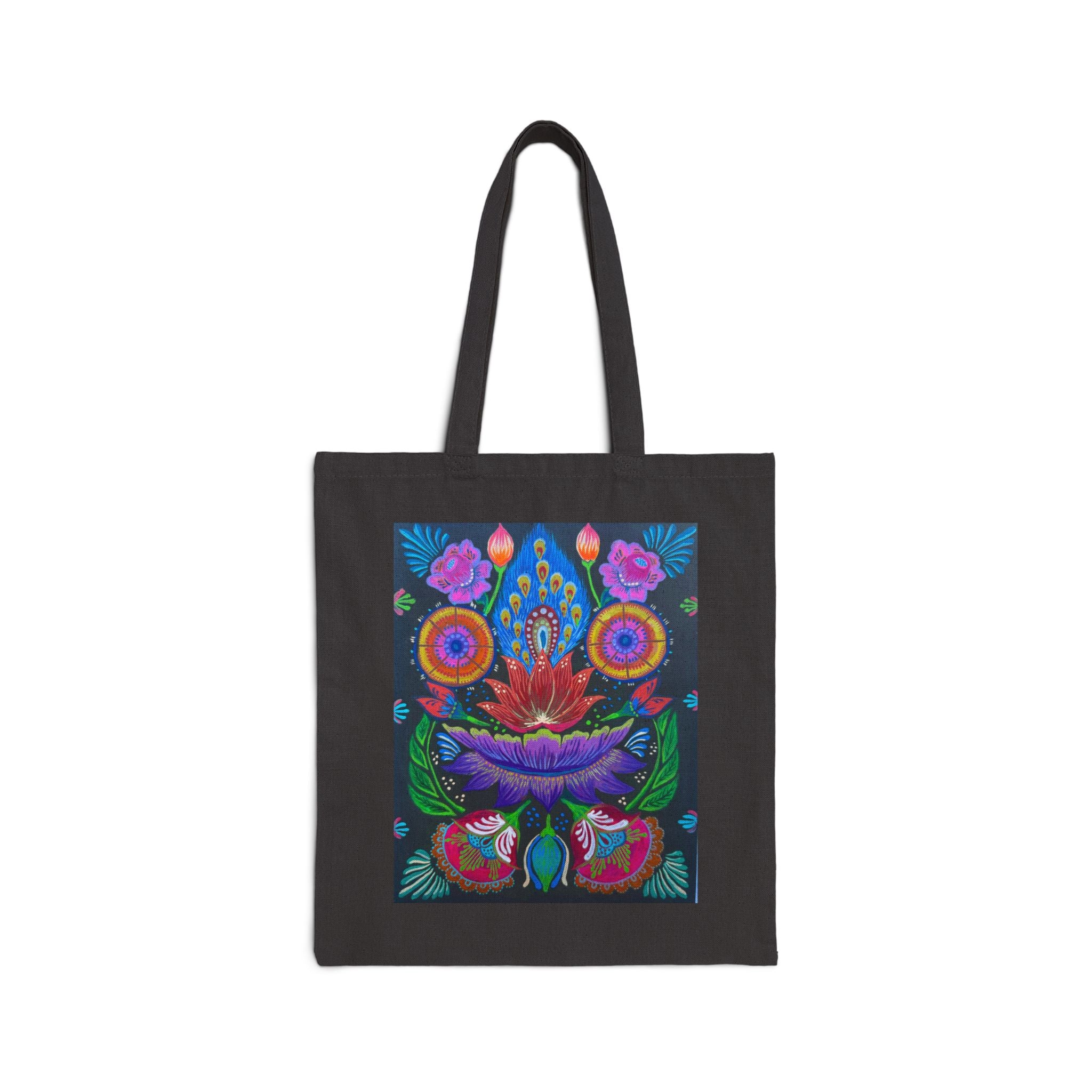 Ricksaw Art Tote Bag — Vibrant Cotton Canvas Market Tote