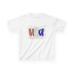 Youth, Kids USA Flag Splash T-Shirt — Patriotic Fourth of July Tee for Children