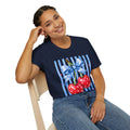Blue Bow & Striped, Cherry  Summer Tee