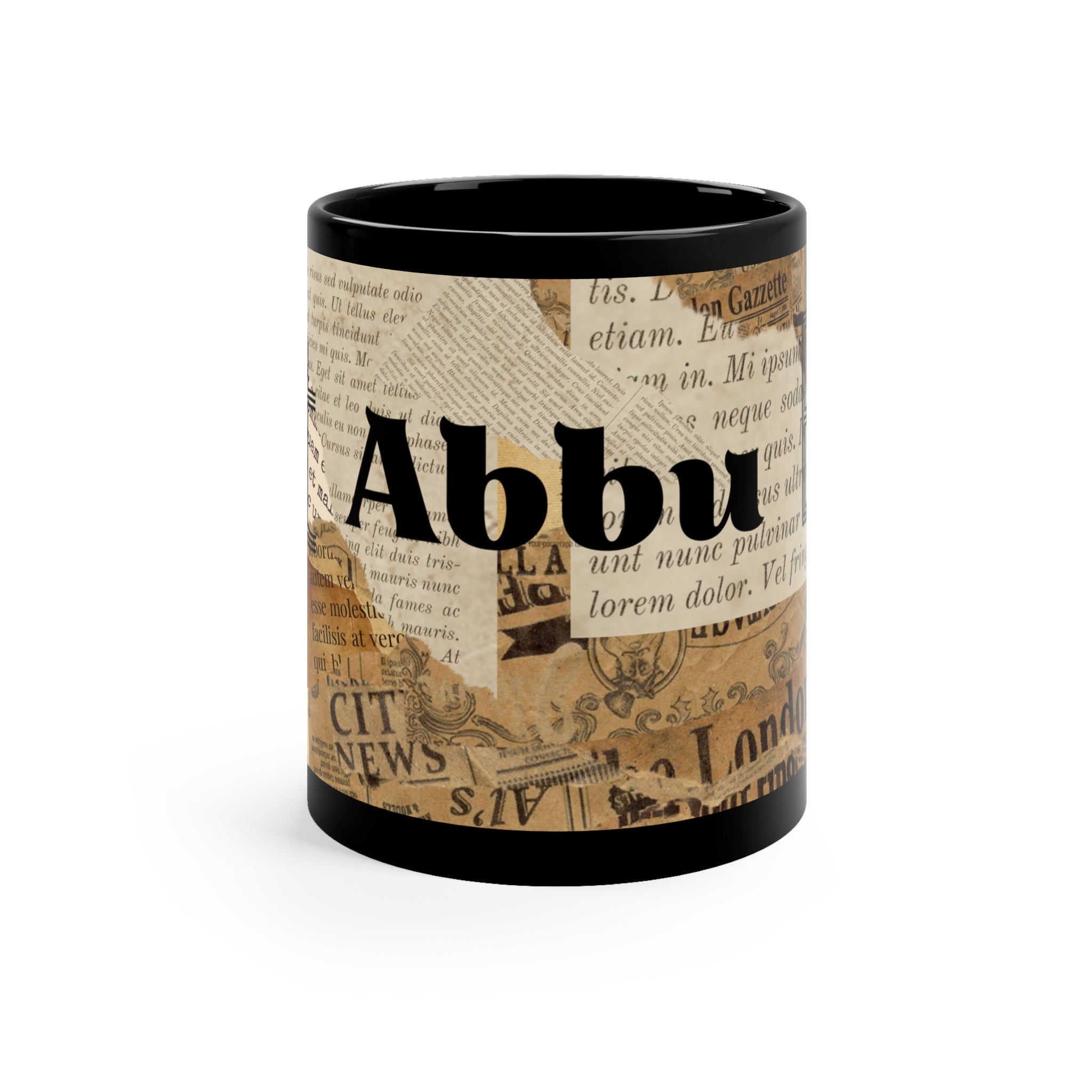 Best Abbu  Ever- Vintage Newspaper