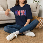 Mama Patriotic American Flag T-Shirt — Fourth of July Mom Tee