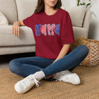 Mama Patriotic American Flag T-Shirt — Fourth of July Mom Tee