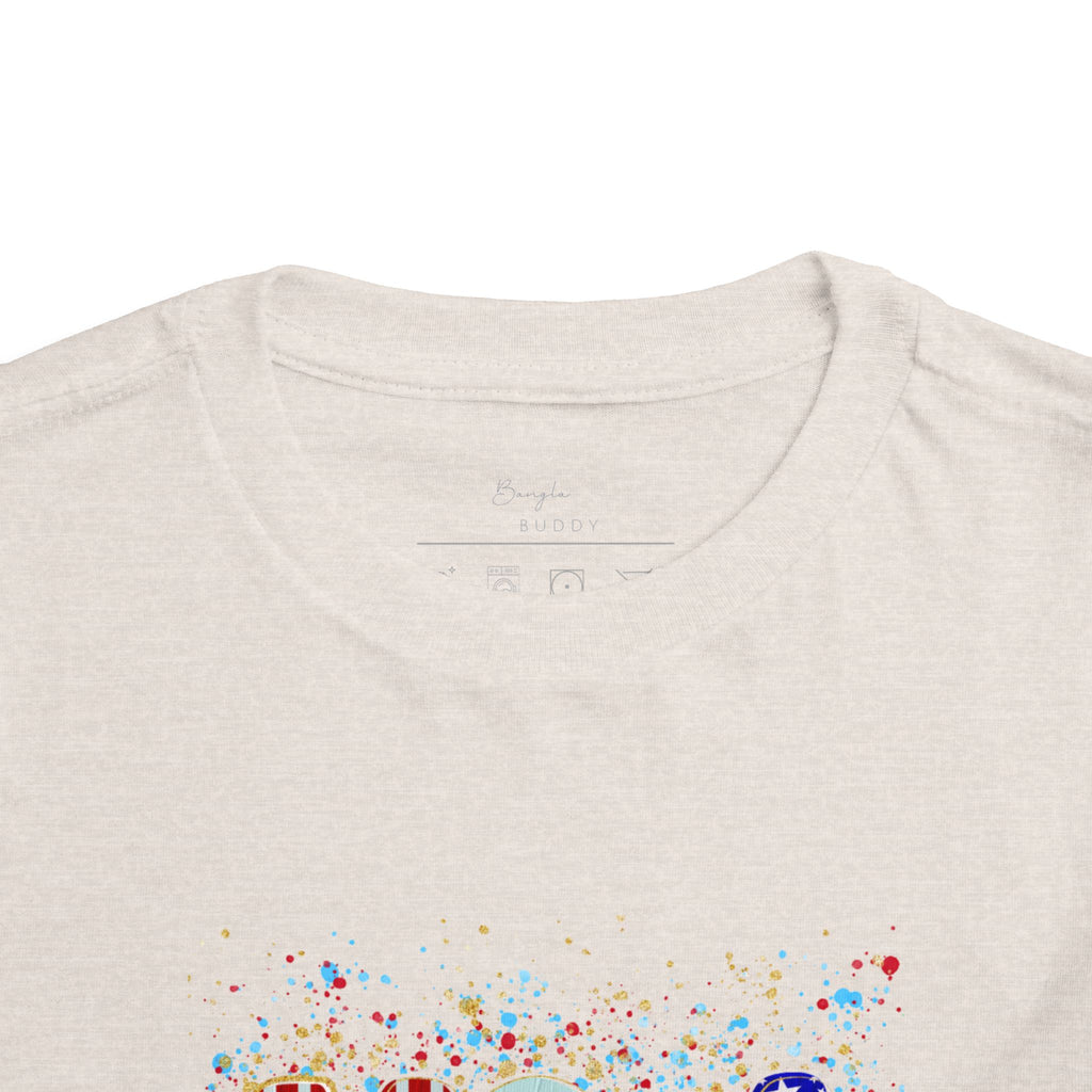 Toddler USA Flag Confetti Tee