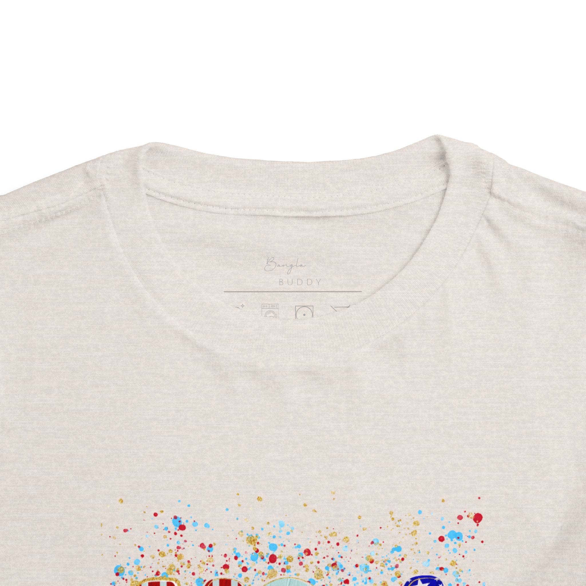 Toddler USA Flag Confetti Tee