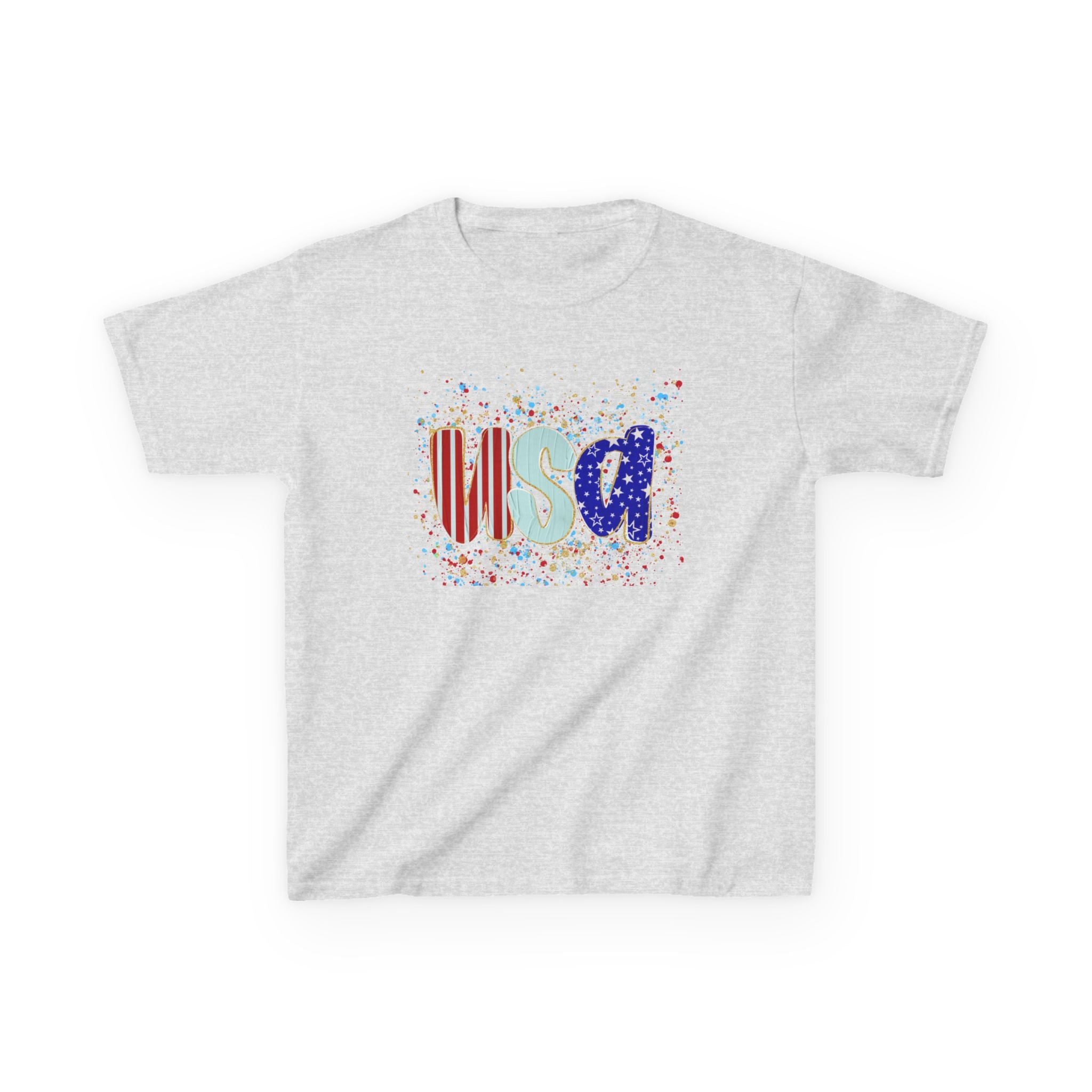 Youth, Kids USA Flag Splash T-Shirt