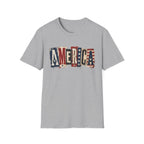 America Vintage Flag T-Shirt — Patriotic USA Graphic Tee for 4th of July