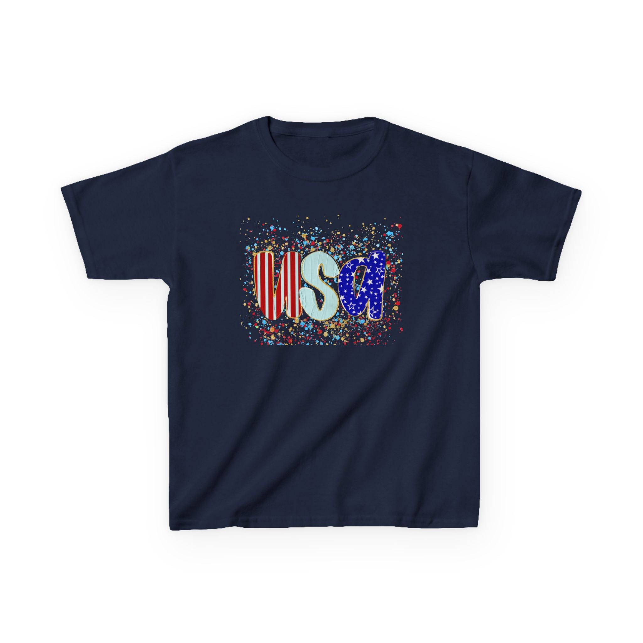 Youth, Kids USA Flag Splash T-Shirt