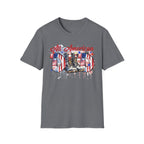 All American Dad T-Shirt — Patriotic Flag Boots Graphic Tee for Father's Day & 4th of July