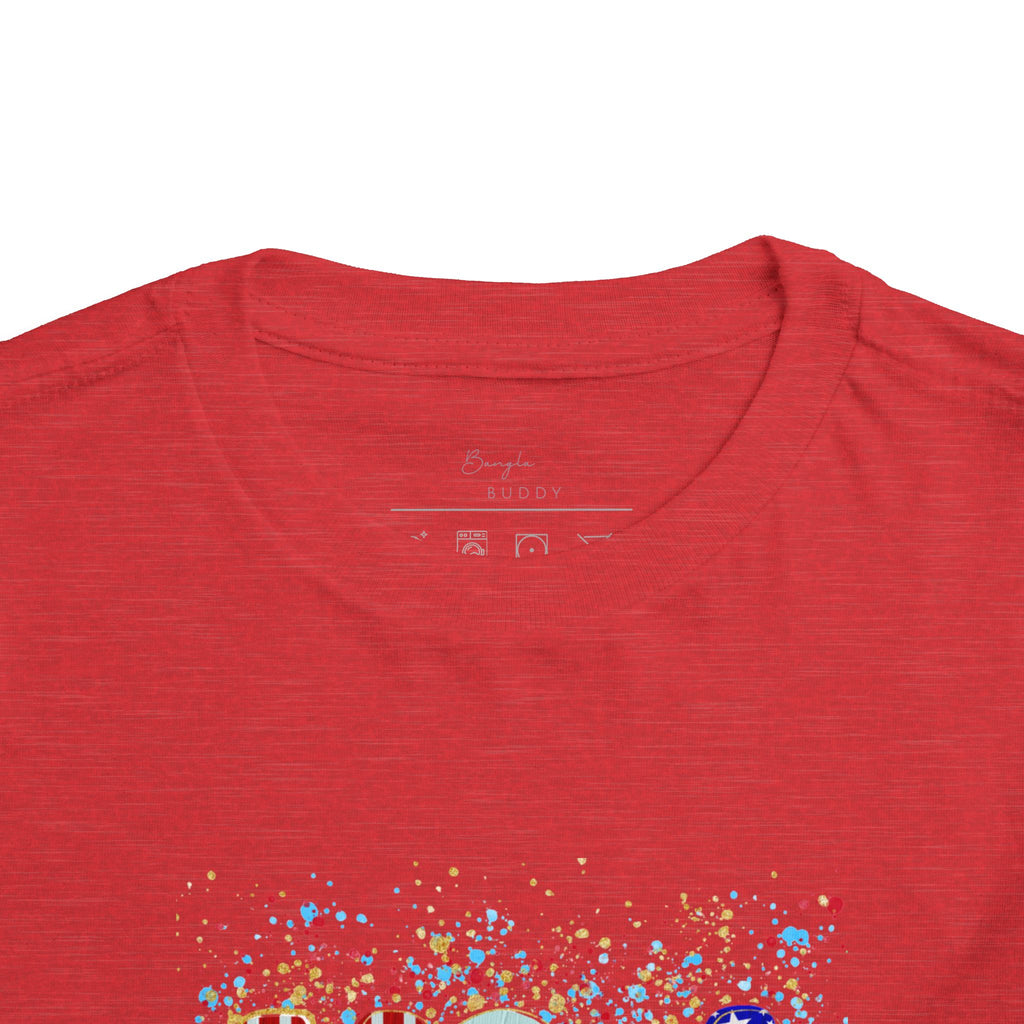 Toddler USA Flag Confetti Tee