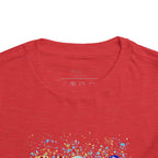Toddler USA Flag Confetti Tee