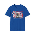 All American Dad T-Shirt — Patriotic Flag Boots Graphic Tee for Father's Day & 4th of July