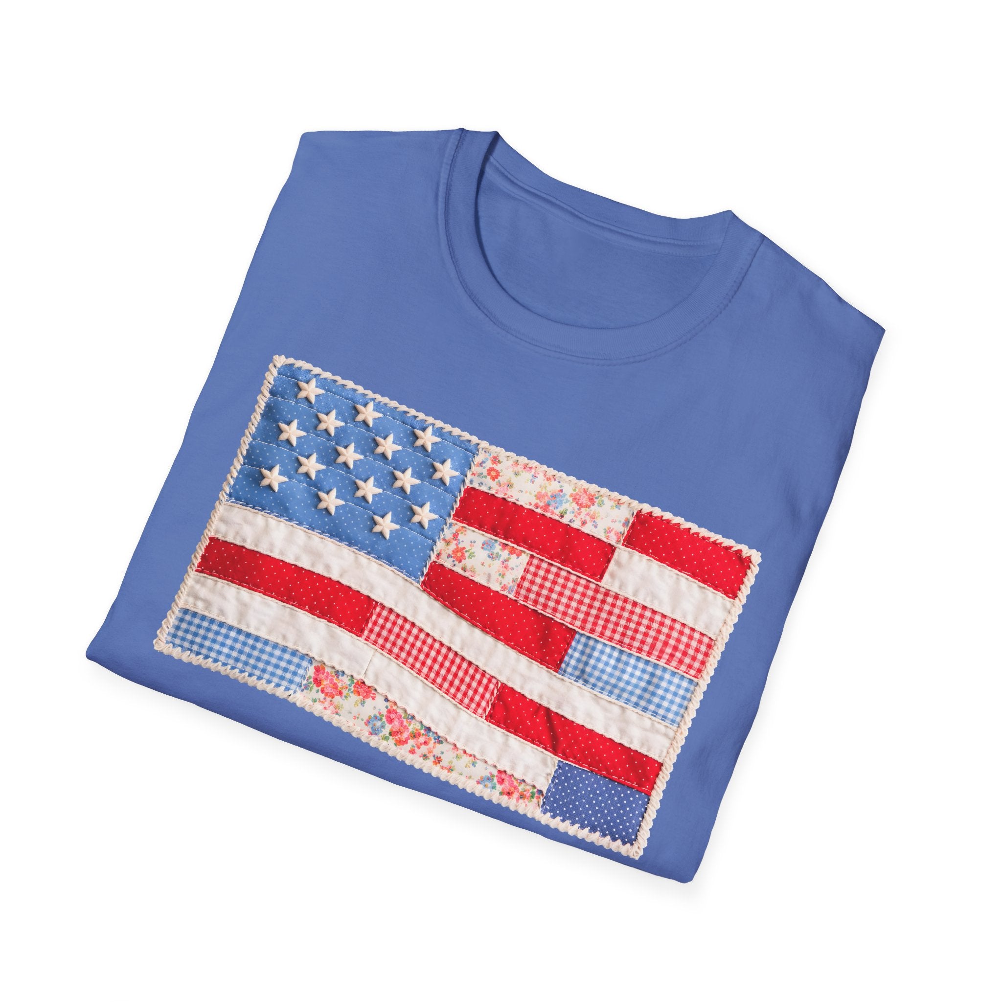 American Patchwork Flag T-Shirt