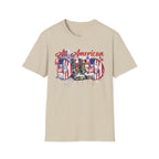 All American Dad T-Shirt — Patriotic Flag Boots Graphic Tee for Father's Day & 4th of July