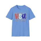 USA Patriotic T-Shirt — Red White & Blue Fourth of July Tee