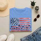 American Flag Palm Trees T-Shirt — “250 Years of Freedom” Patriotic Tee