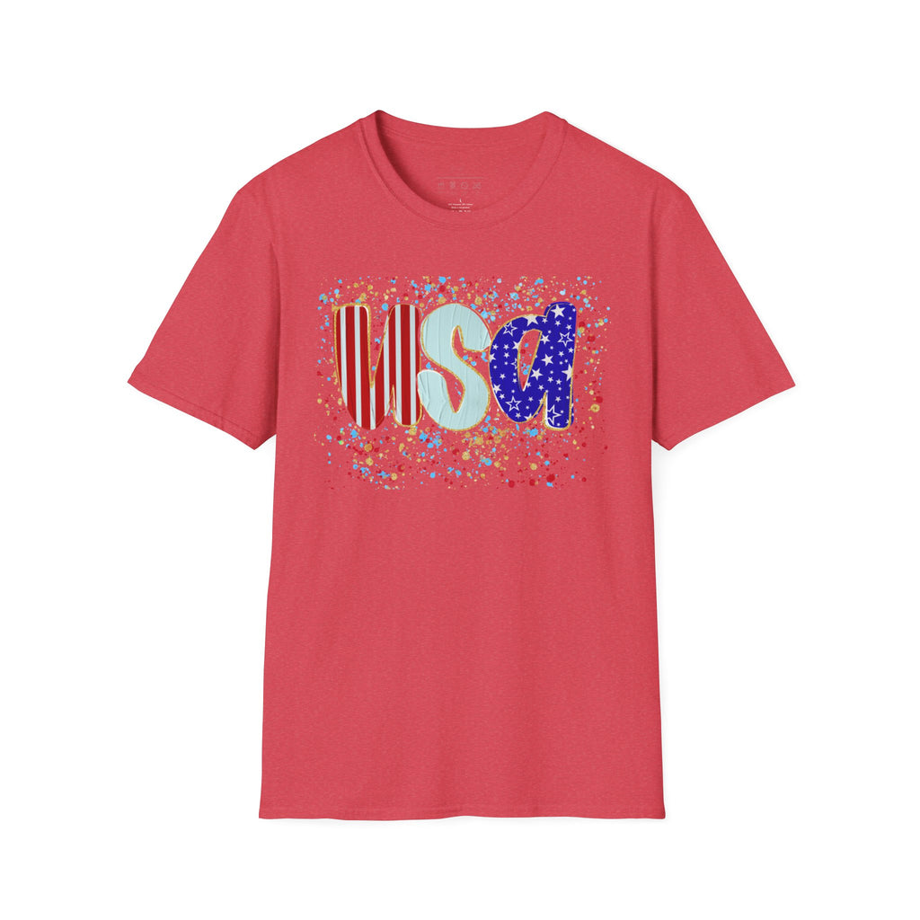 USA Patriotic T-Shirt — Red White & Blue Fourth of July Tee