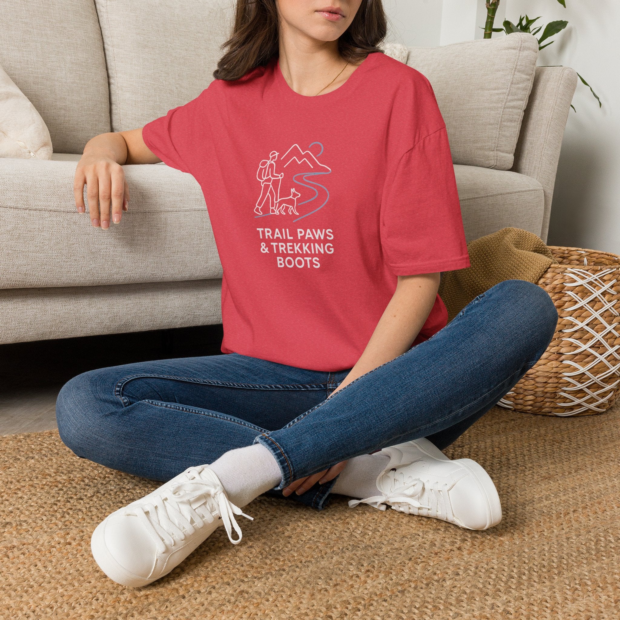Trail Paws Trekking Boots T-Shirt
