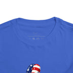 Toddler Tee Patriotic Balloon Dog  — USA Flag 4th of July Shirt