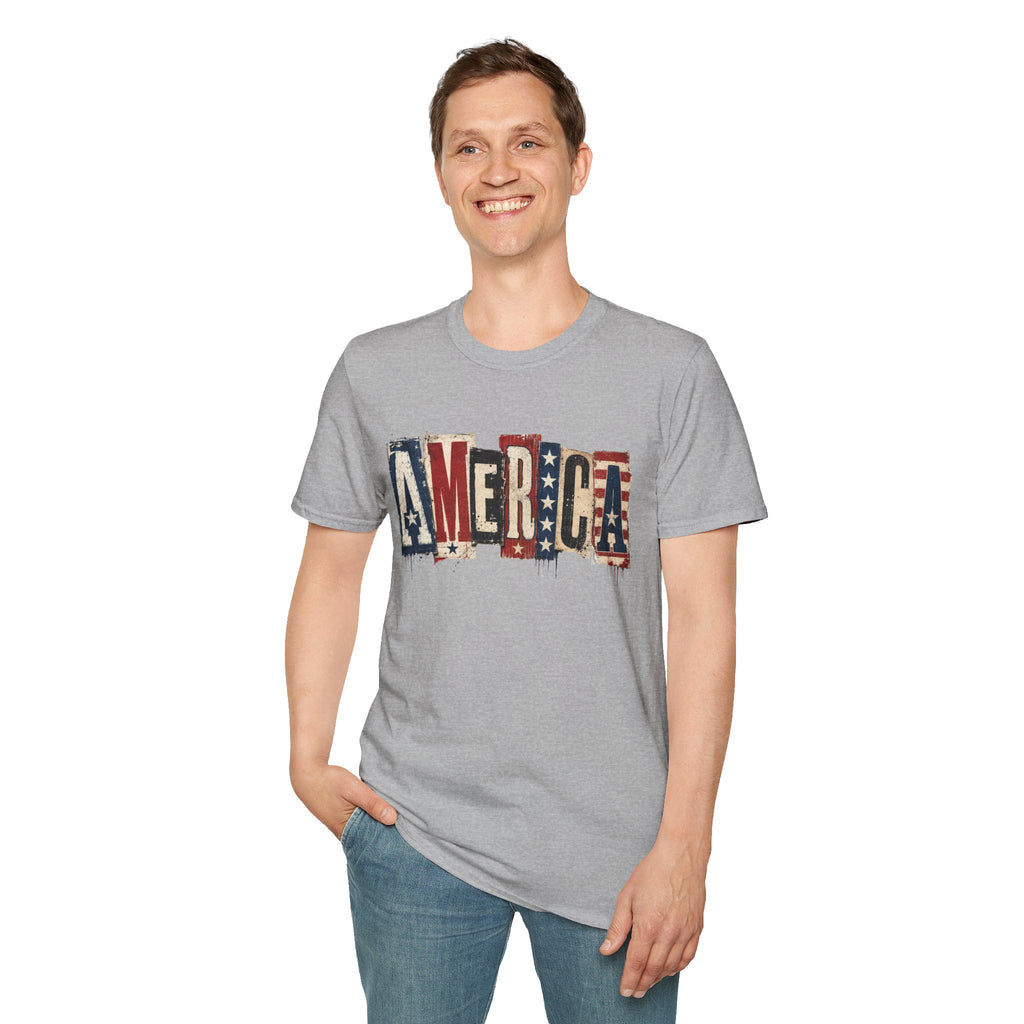 America Vintage Flag T-Shirt