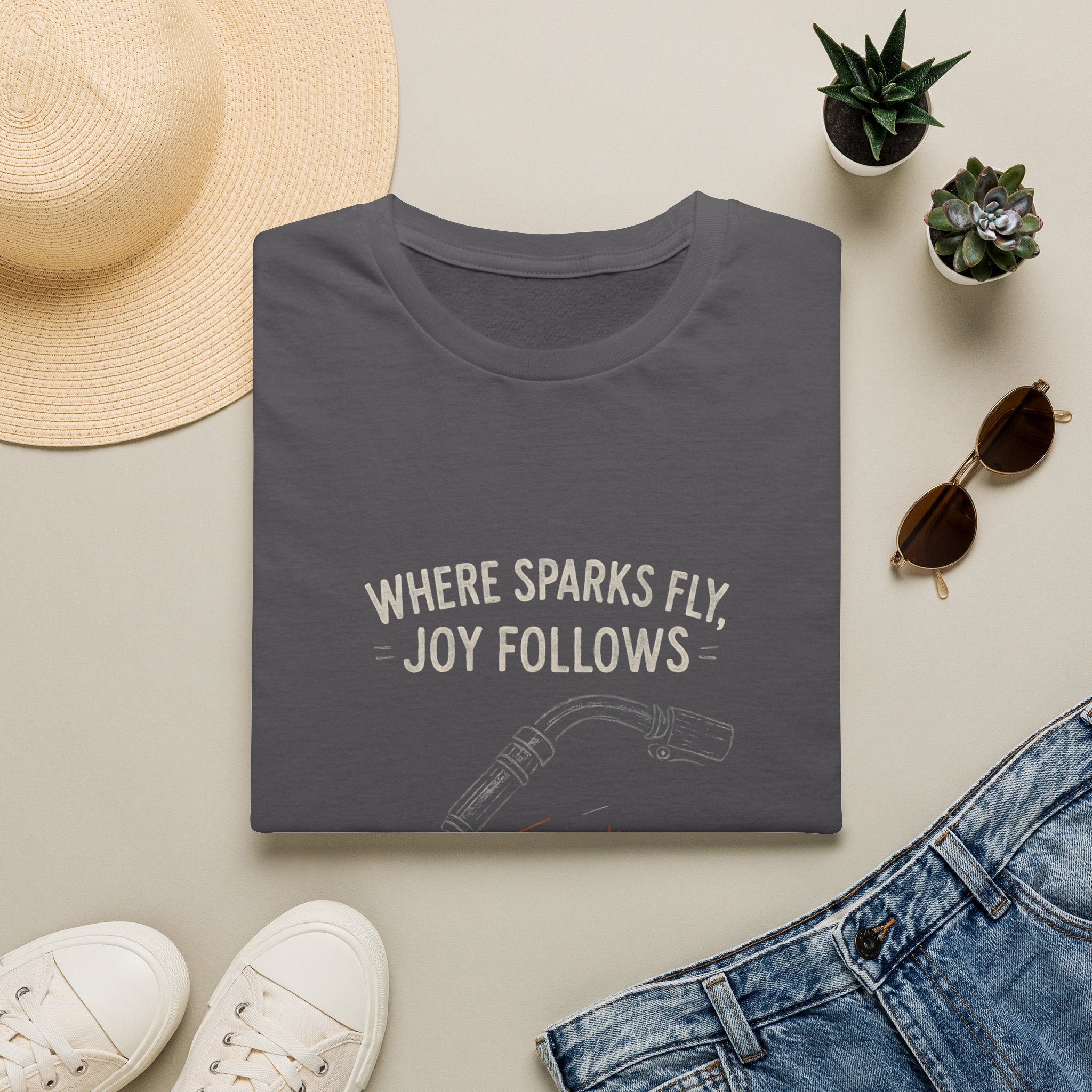 Welding Sparks Joy T-Shirt