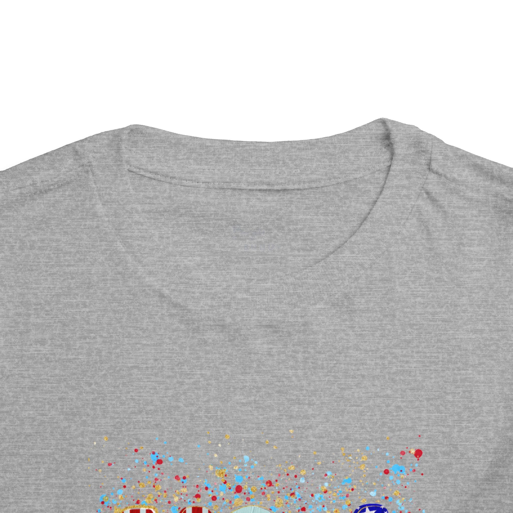 Toddler USA Flag Confetti Tee