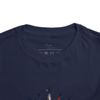 Toddler Tee - Patriotic American Flag Jet Spray Design (Fourth of July)