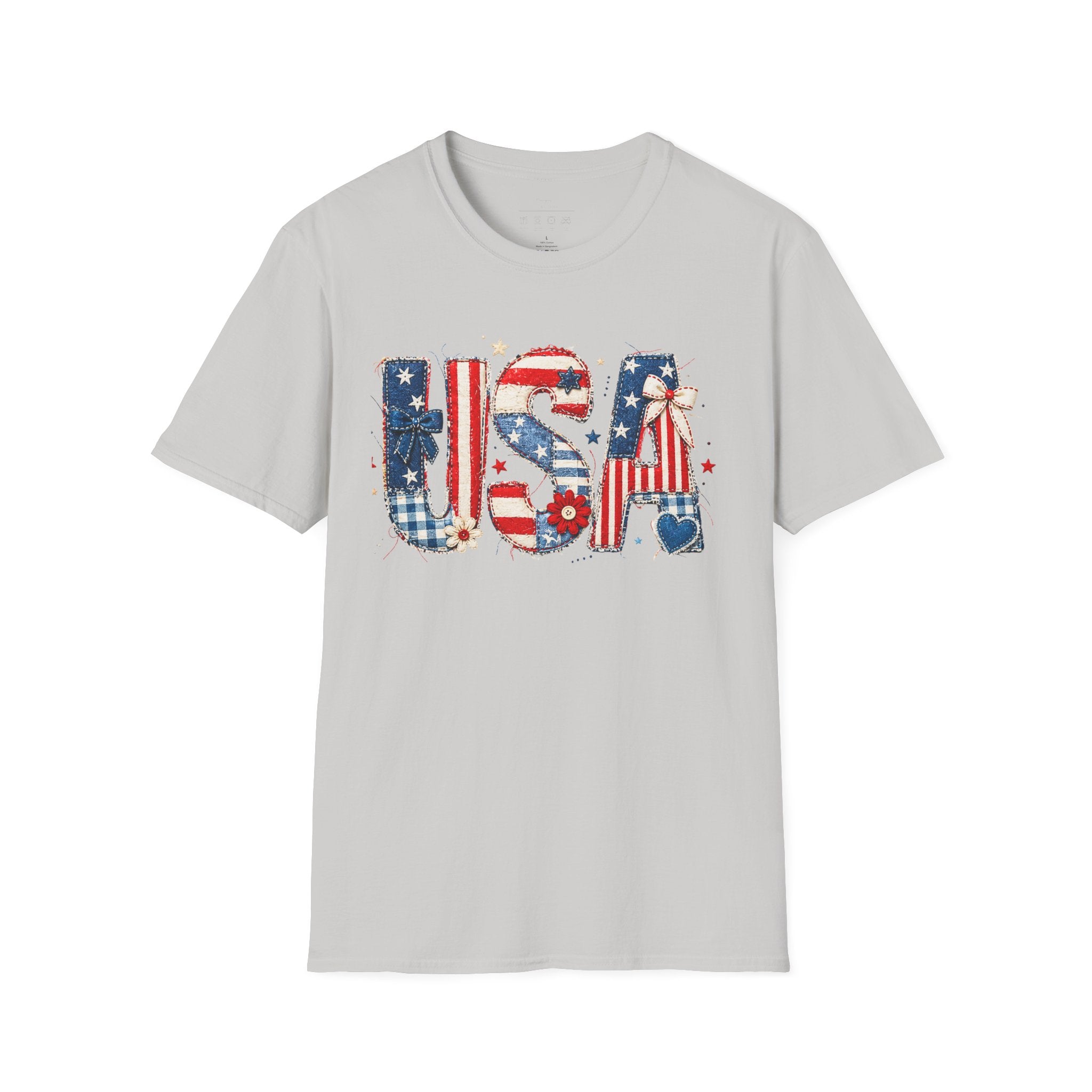 USA Patriotic T-Shirt — Red White Blue Americana Graphic Tee