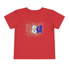 Toddler USA Flag Confetti Tee