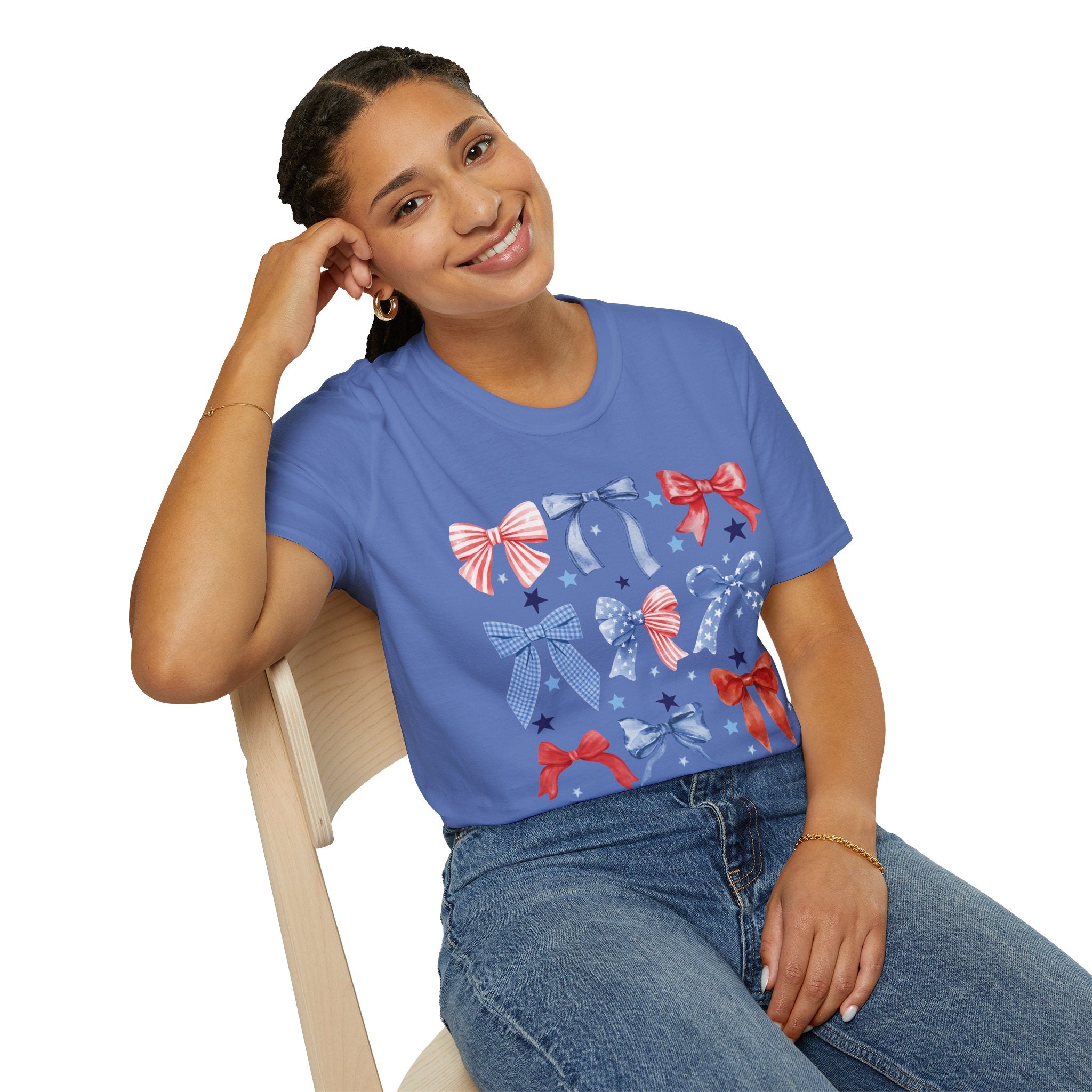 Stars & Ribbon Bow Graphic Tee