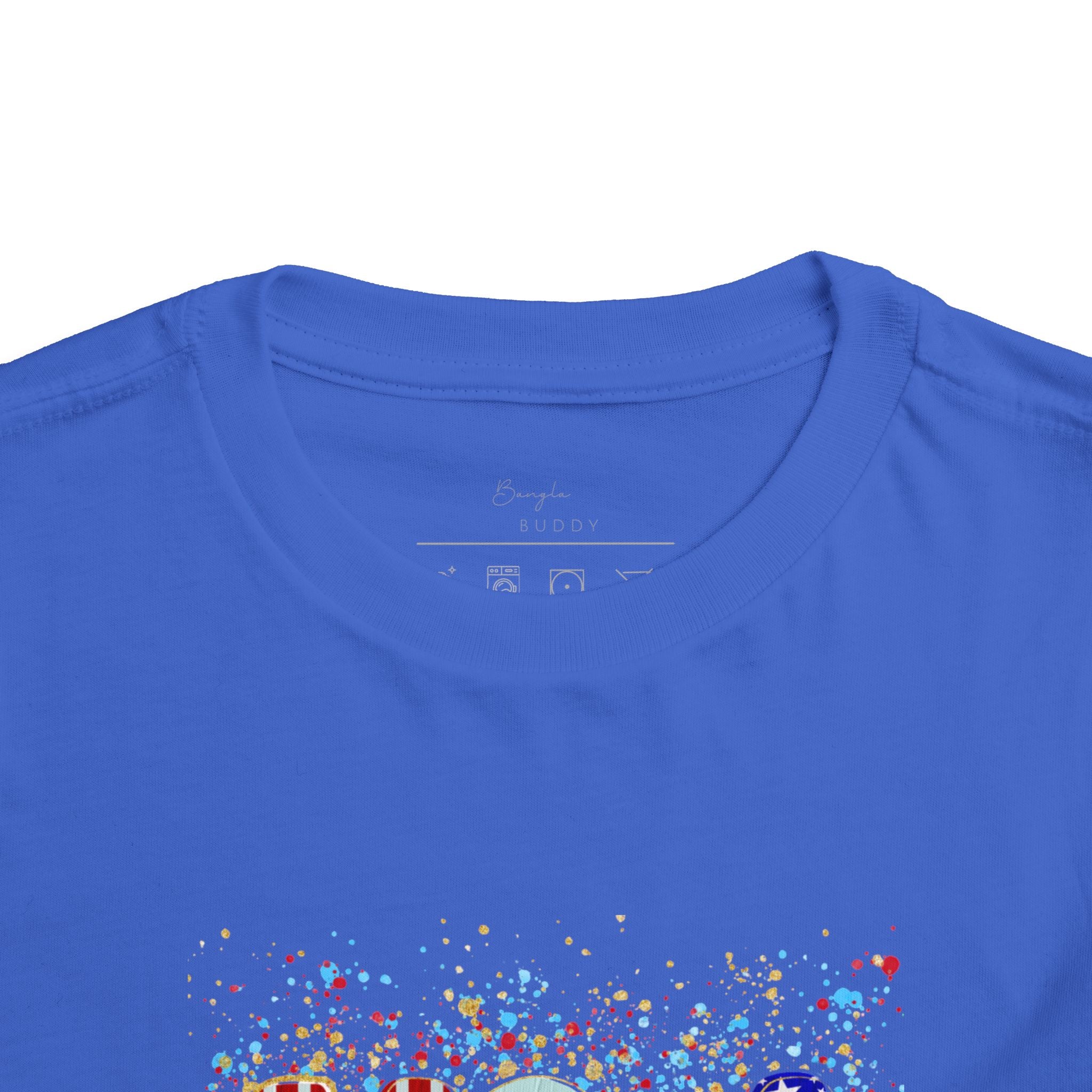 Toddler USA Flag Confetti Tee