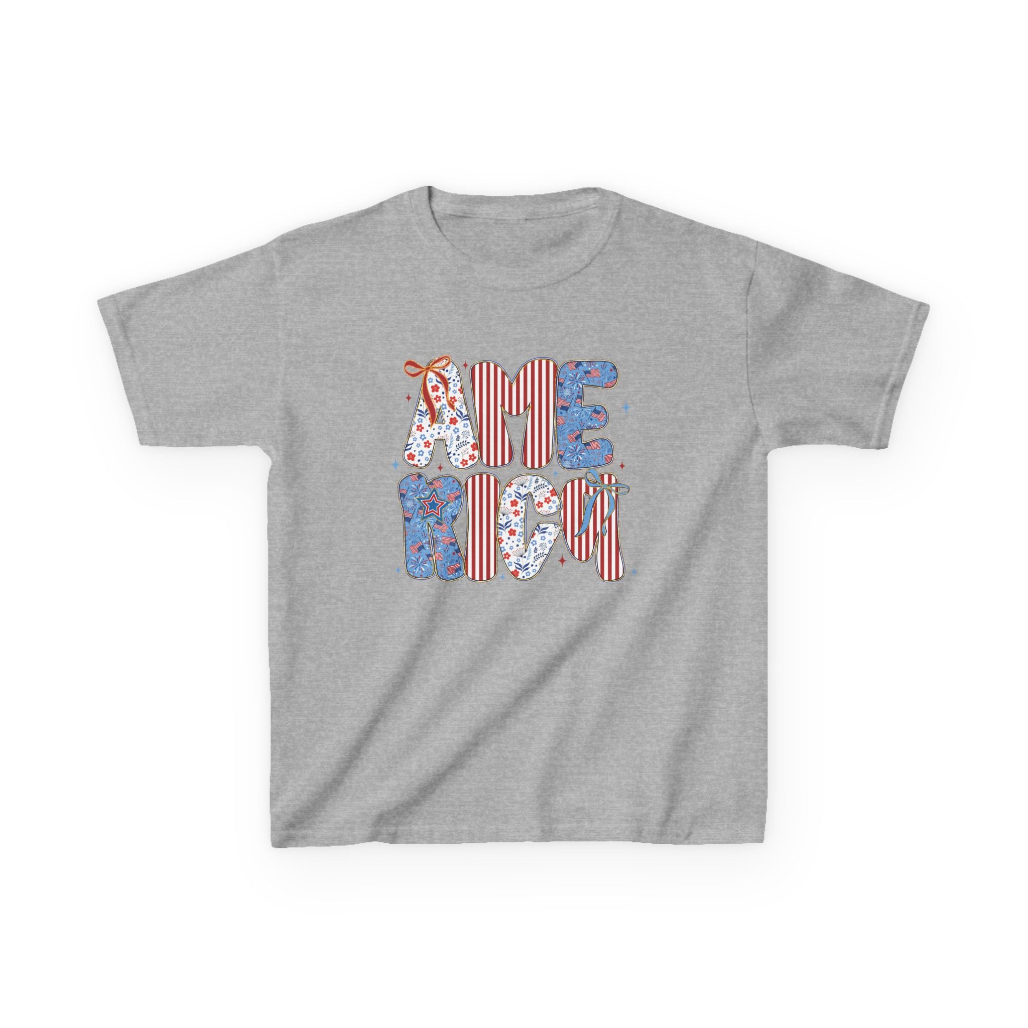 Youth, America Kid’s Tee — Patriotic Red White Blue Graphic