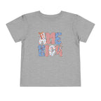 Toddler Tee America   — Patriotic Red White Blue Kids Shirt