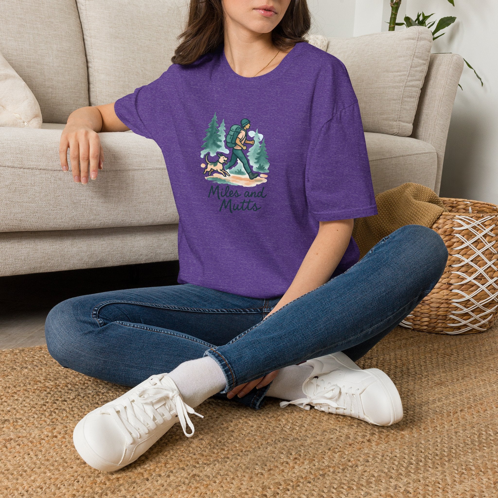 Hiker and Dog Trek T-Shirt