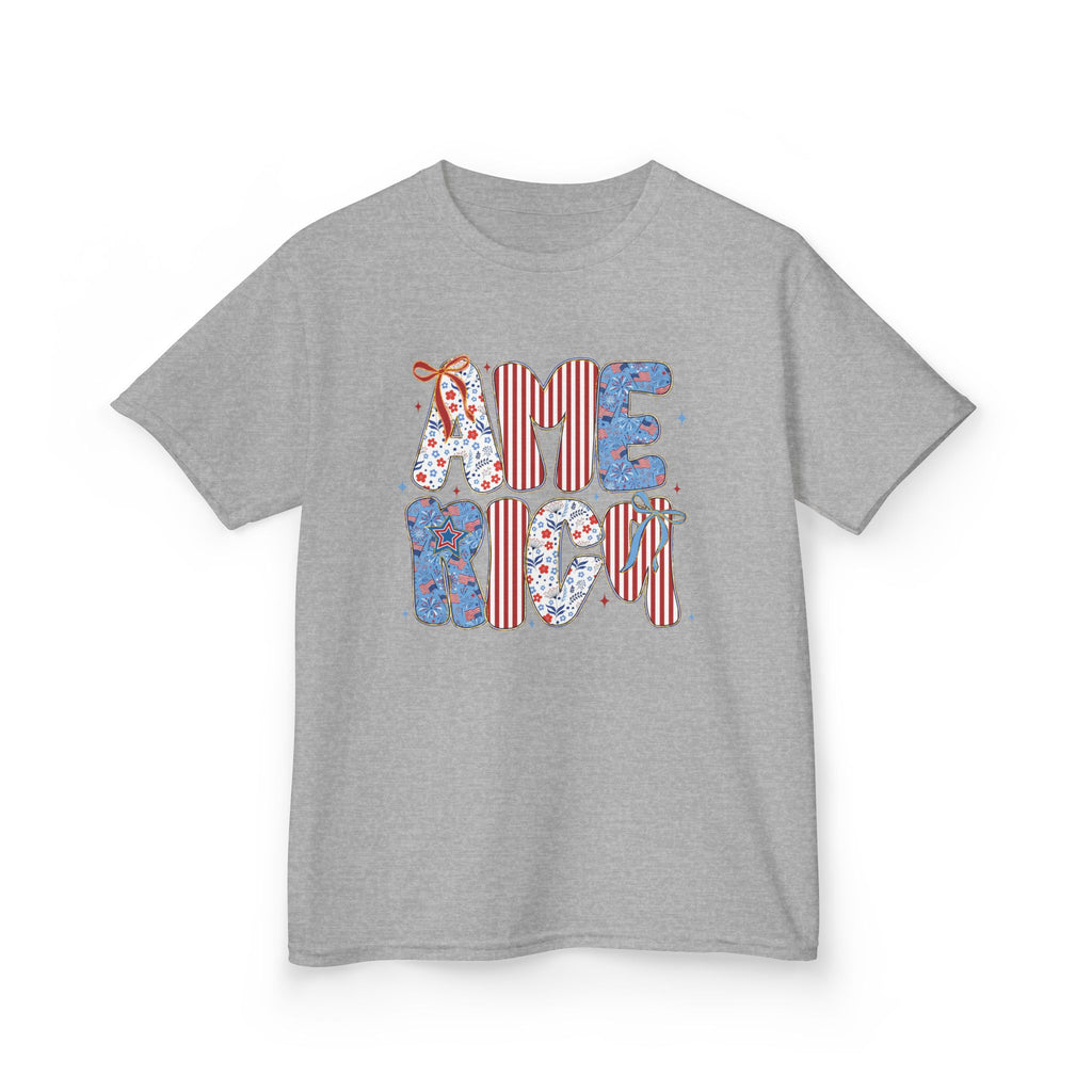 Youth, America Kid’s Tee — Patriotic Red White Blue Graphic